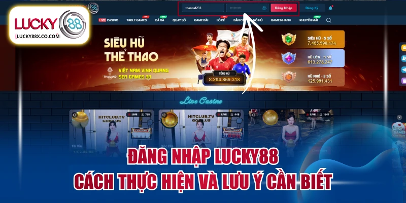 Đăng nhập LUCKY88